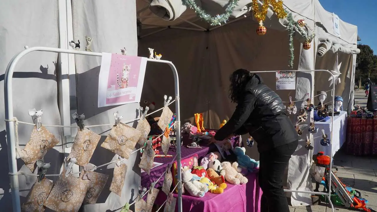 Mercadillo infantil de Navidad de Pinto.