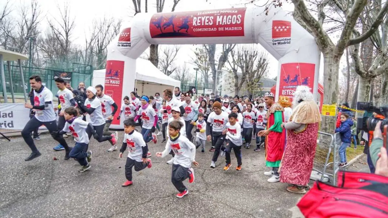 Carrera familiar de los Reyes Magos.