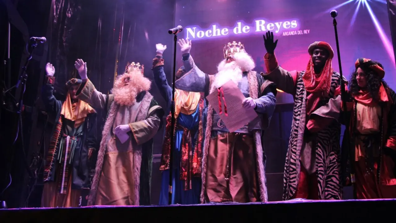 Los Reyes Magos regresan a Arganda del Rey. Imagen del Ayuntamiento de Arganda.