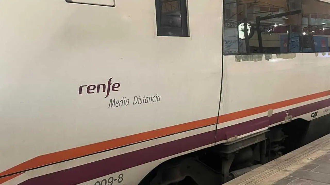 Un tren de media distancia.