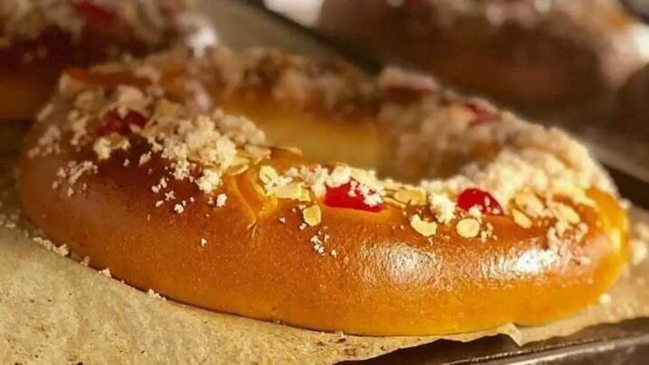 Un rosc&oacute;n de Reyes en imagen de archivo.