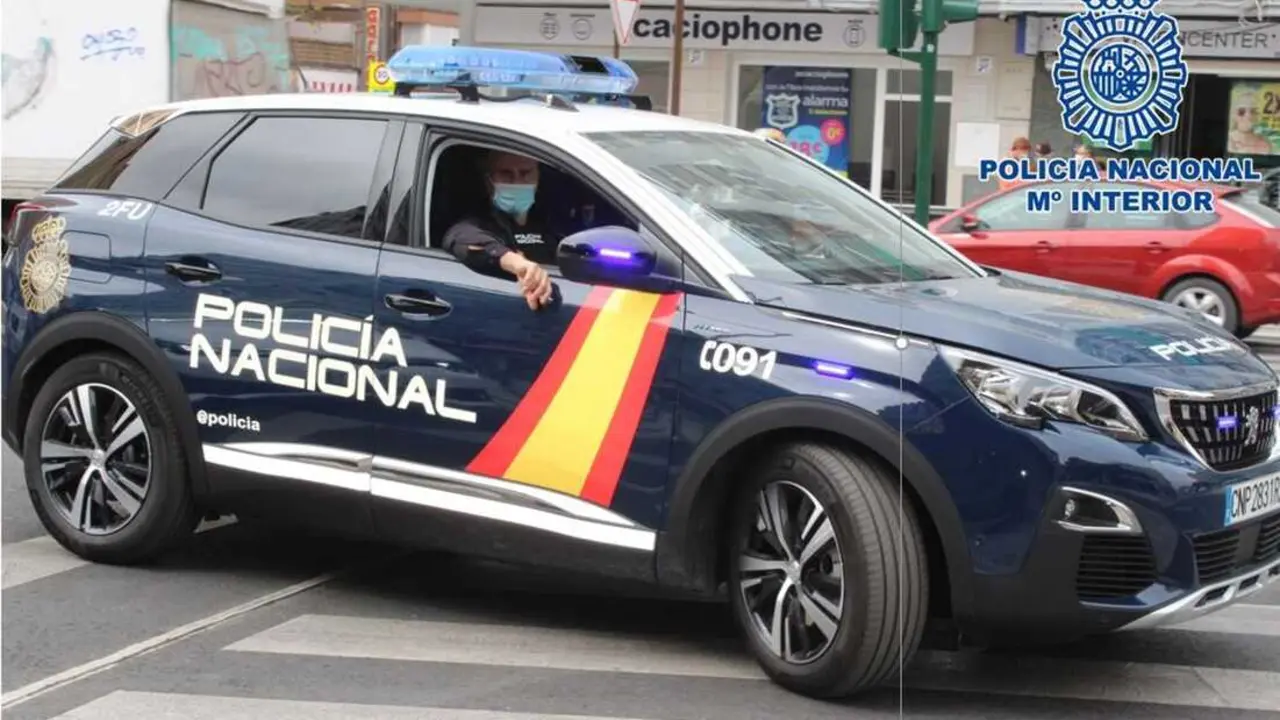 Coche patrulla de la Polic&iacute;a Nacional en imagen de archivo.