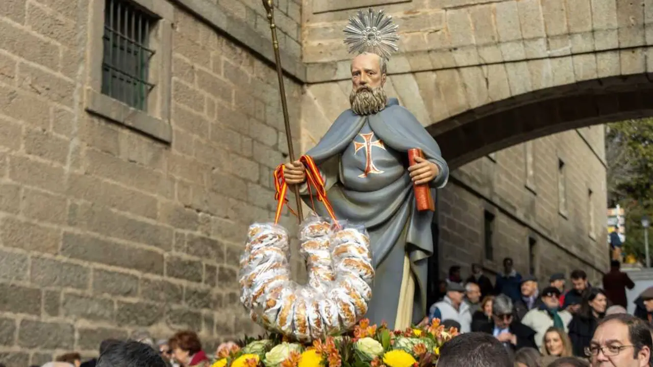 Festividad de San Ant&oacute;n en San Lorenzo de El Escorial.