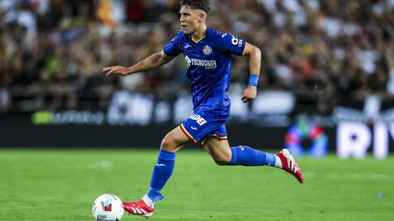 Davinchi con el Getafe CF. Imagen de EP.