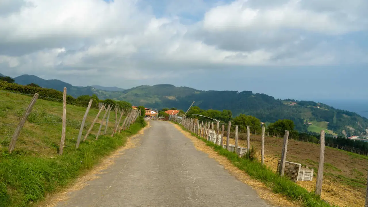 Un camino de Pa&iacute;s Vasco.