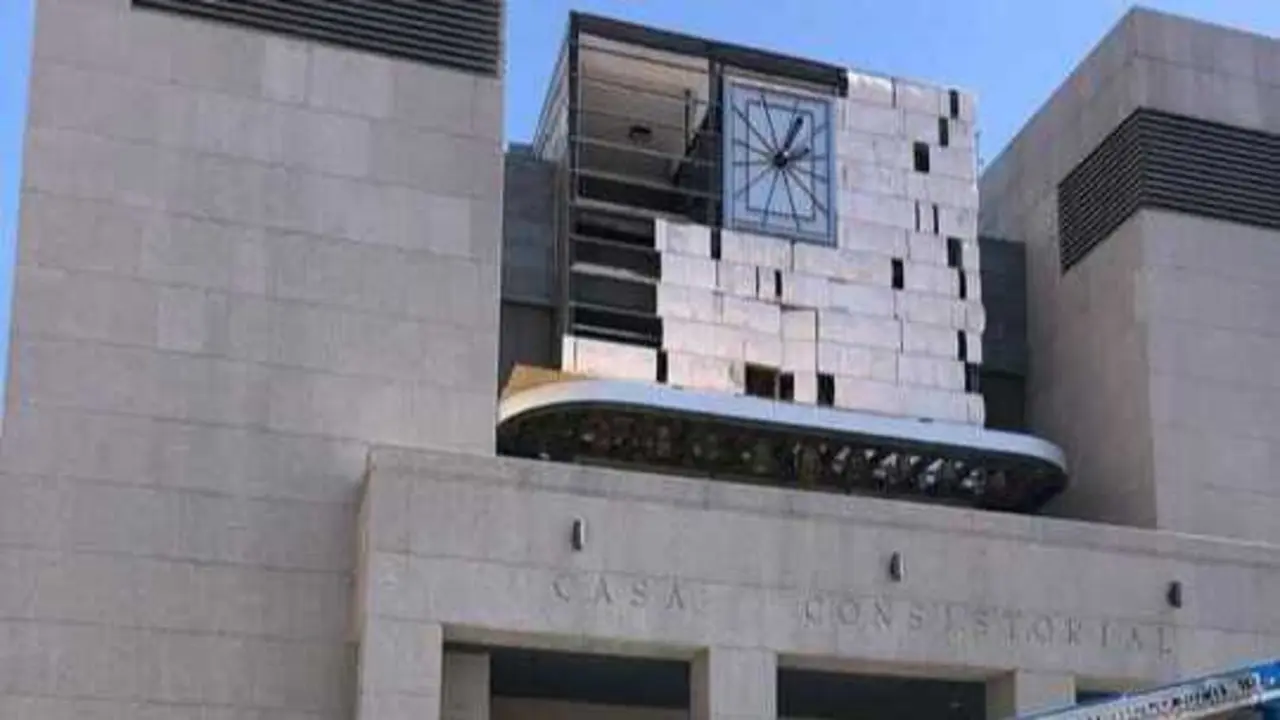 El reloj de la Casa Consistorial de Legan&eacute;s.