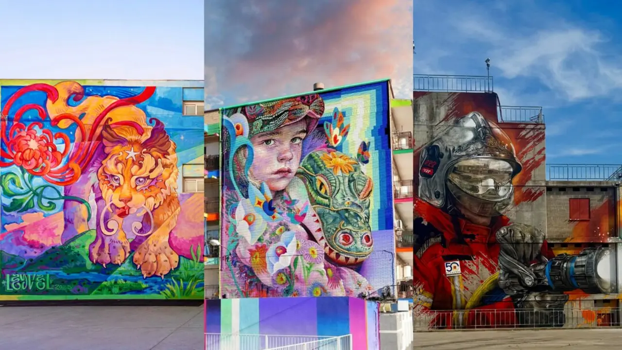 Los murales de la Comunidad de Madrid nominados.