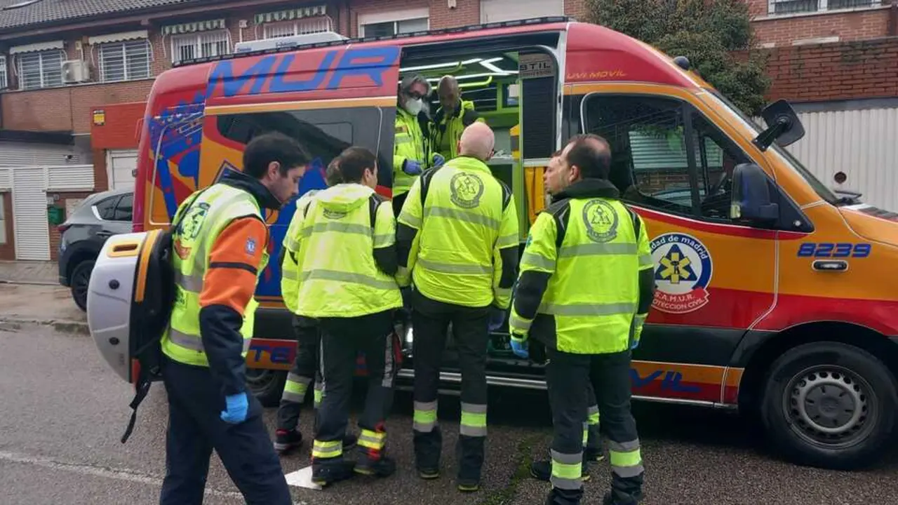 Un servicios de ambulancia en imagen de archivo.