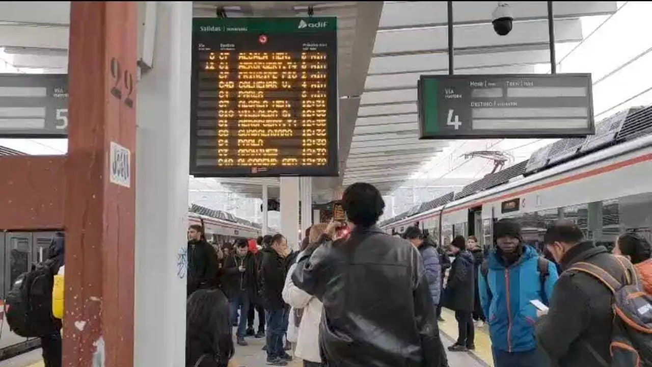 Imagen de la estaci&oacute;n de Chamart&iacute;n.