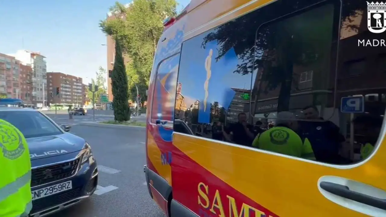 Ambulancia de Samur-PC. Archivo de EP.