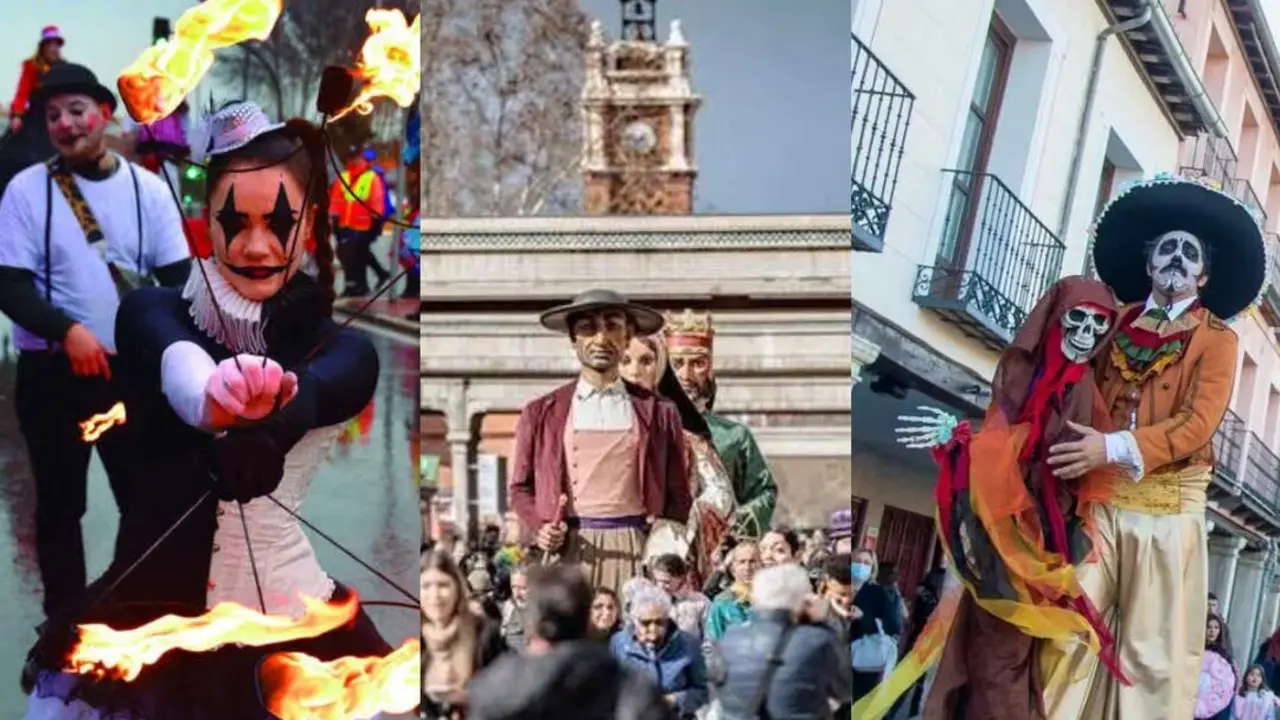 Carnavales en distintos puntos de Madrid.
