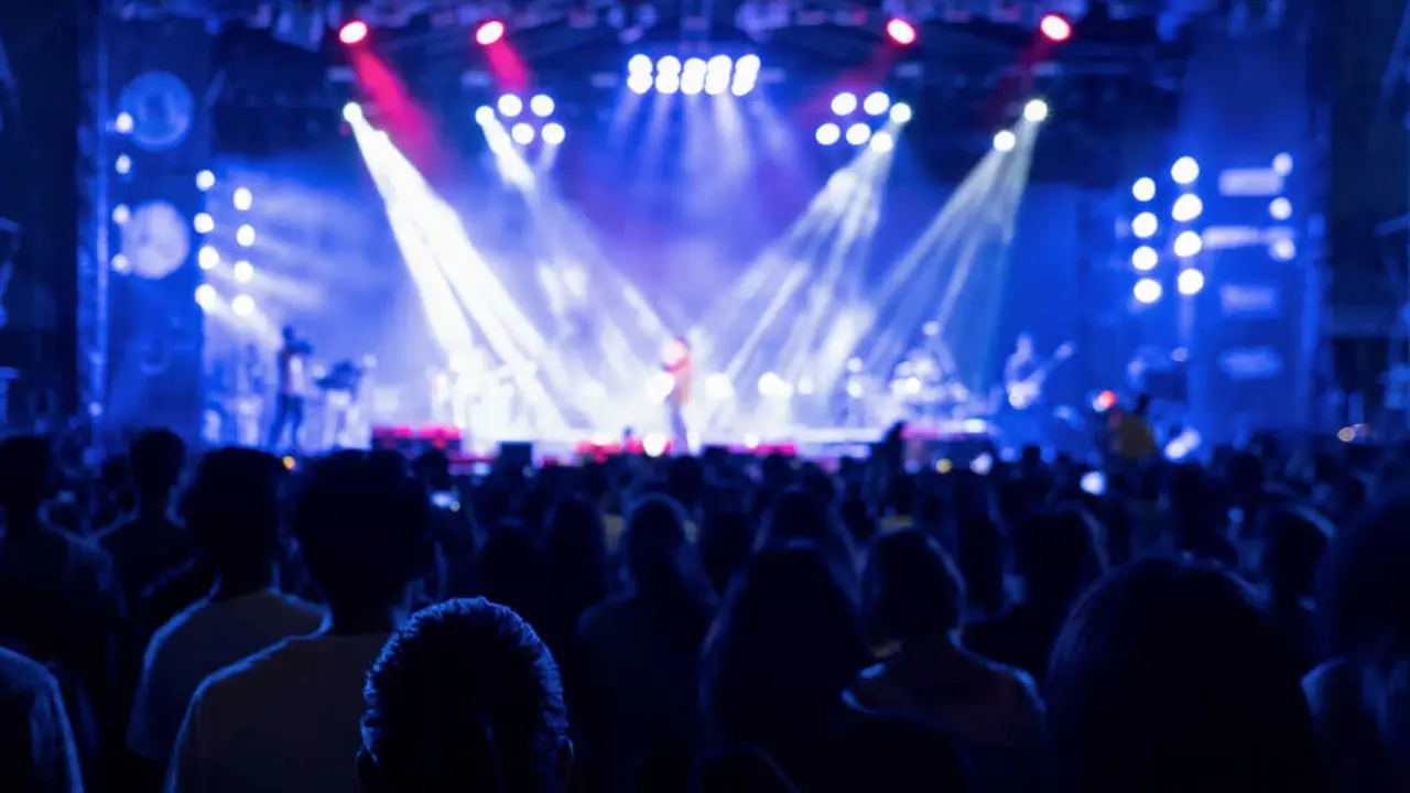 Foto de archivo de concierto.