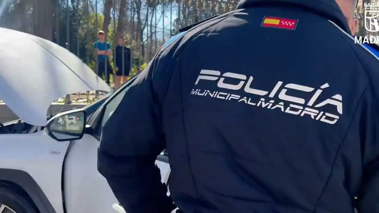 La Polic&iacute;a Municipal en el suceso.