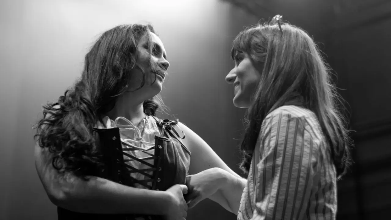 Un momento de la obra 'Confidencias entre artistas'. Imagen del Teatro Espa&ntilde;ol.