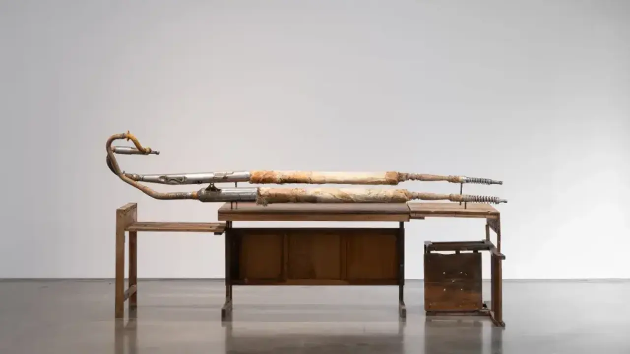 Imagen de la exposici&oacute;n 'Abierto x obras'. Matadero Madrid.