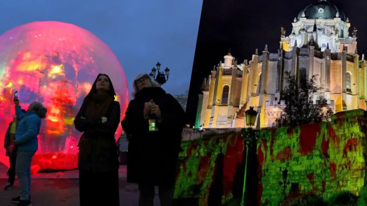 Luz Madrid en ediciones anteriores. Im&aacute;genes del Ayuntamiento de Madrid.