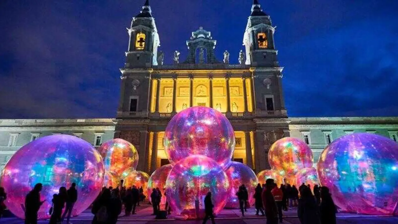 Luz Madrid en ediciones anteriores. Im&aacute;genes del Ayuntamiento de Madrid.