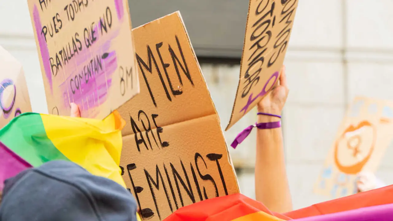 Una manifestaci&oacute;n feminista en imagen de archivo.