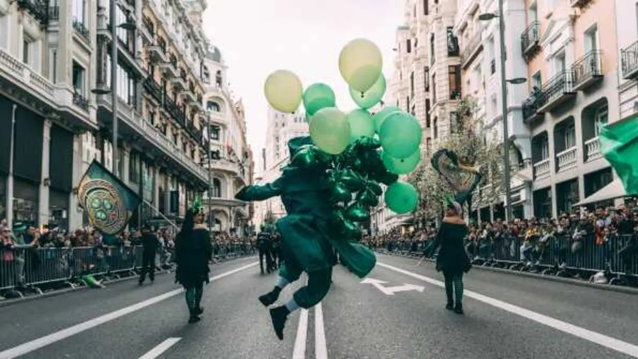 Desfile de San Patricio. Imagen del Ayuntamiento de Madrid.