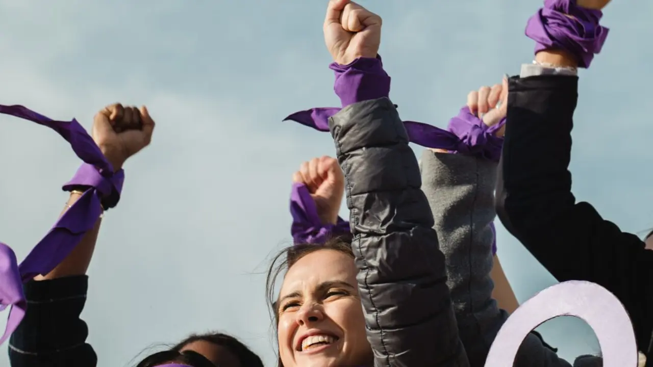Una manifestaci&oacute;n del 8M en imagen de archivo.