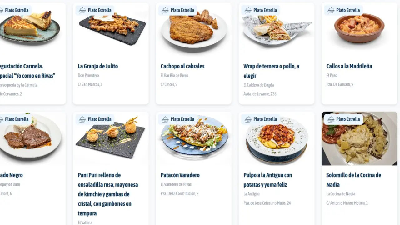 Alguna de las propuestas gastron&oacute;micas.