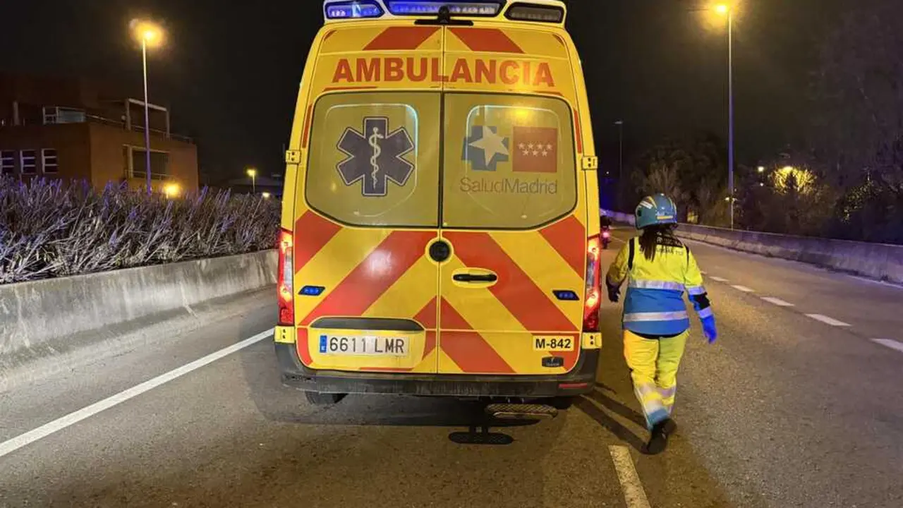 Ambulancia de Emergencias 112 de la Comunidad de Madrid. Imagen de Emergencias Madrid.