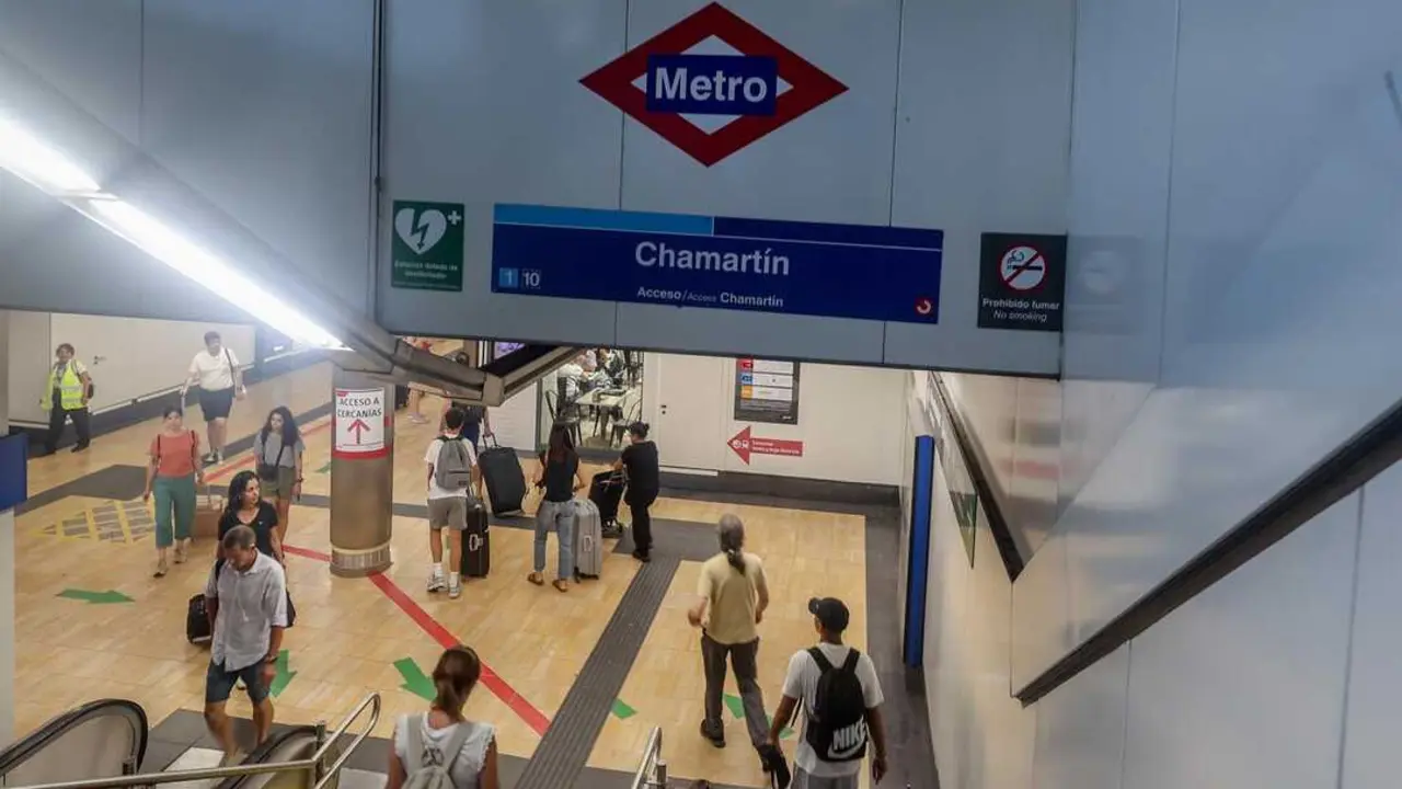 La estaci&oacute;n de Chamart&iacute;n. Imagen de archivo de EP.