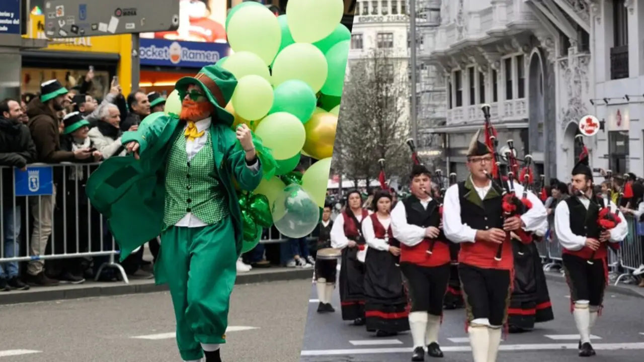 El Desfile de San Patricio. Im&aacute;genes de Turismo Irlanda.