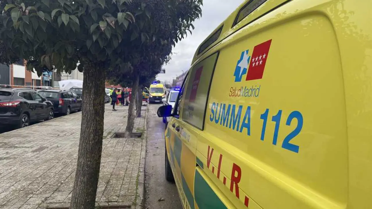 Imagen de una ambulancia del SAMUR112 en Campo Real (Foto de archivo). Emergencias Madrid.