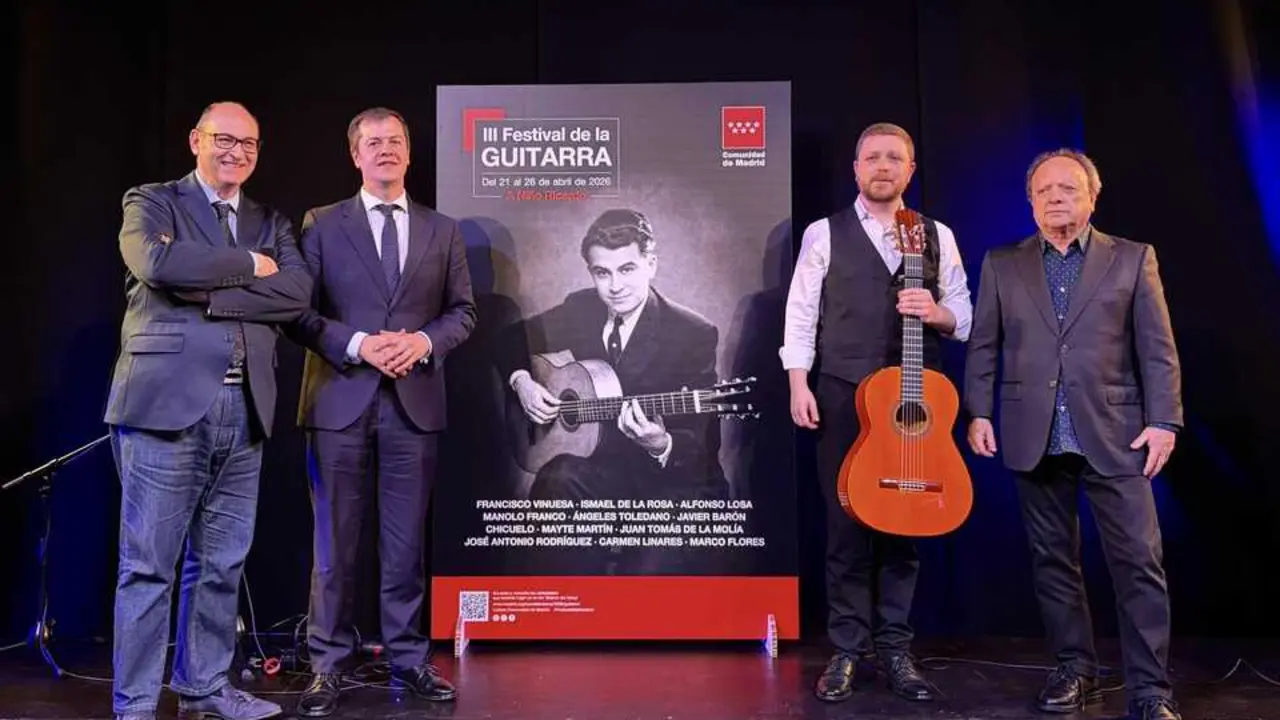 La presentaci&oacute;n del Festival de la Guitarra.