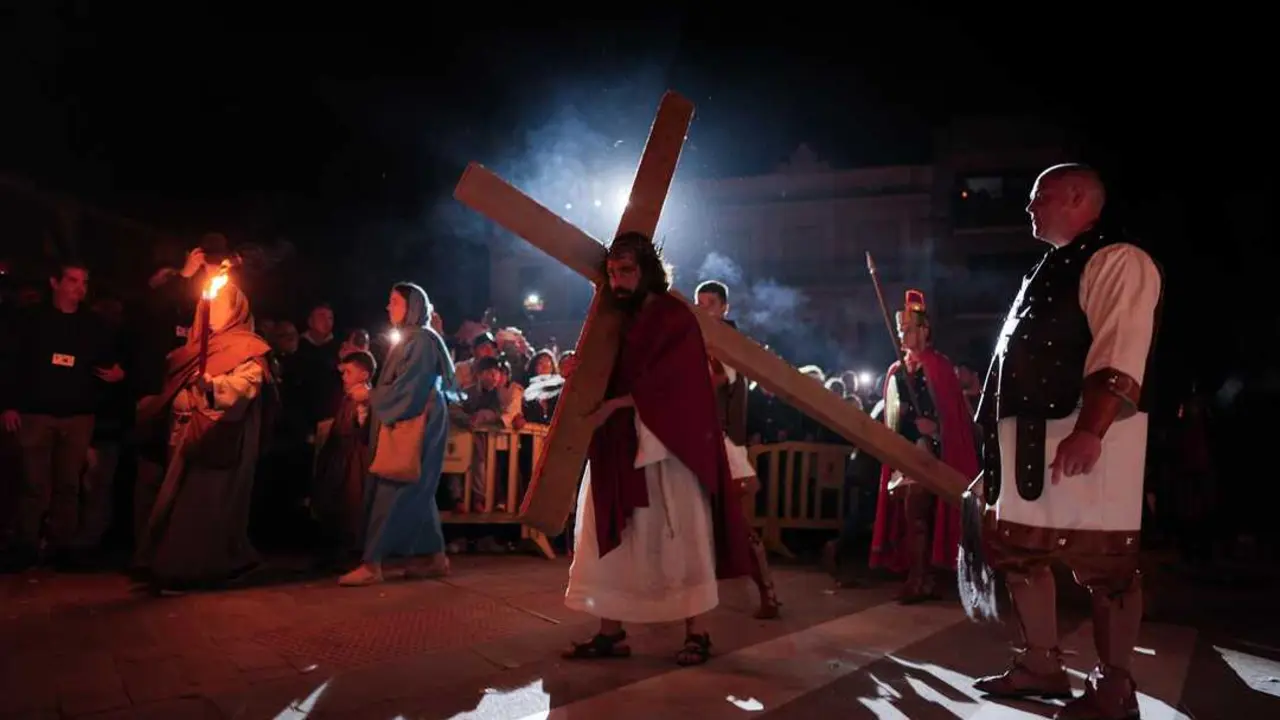 La Pasi&oacute;n Viviente de Morata de Taju&ntilde;a, fiesta de Inter&eacute;s Tur&iacute;stico Regional. Imagen de EP.