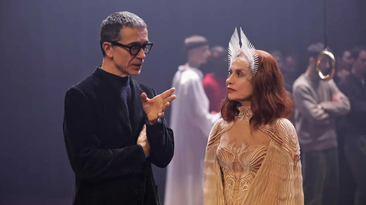 El director de escena Romeo Castellucci y la actriz Isabelle Huppert. Imagen de EP.