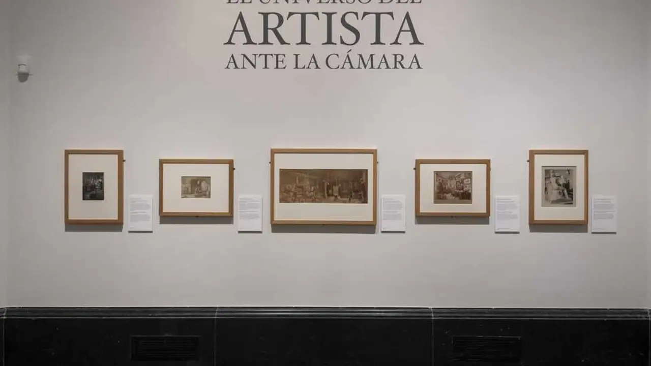 La muestra re&uacute;ne retratos individuales y de grupo, vistas de los estudios de artistas, as&iacute; como im&aacute;genes que documentan distintas fases del proceso creativo, ofreciendo un mapa visual del artista en su taller, o en escenarios alternativos de creaci&oacute;n. Museo del Prado.