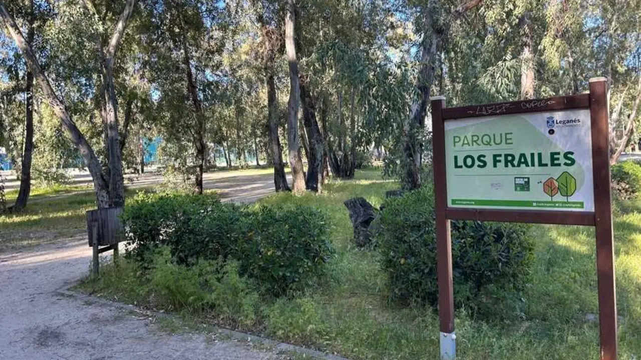 El Parque de los Frailes de Legan&eacute;s. Imagen del consistorio.