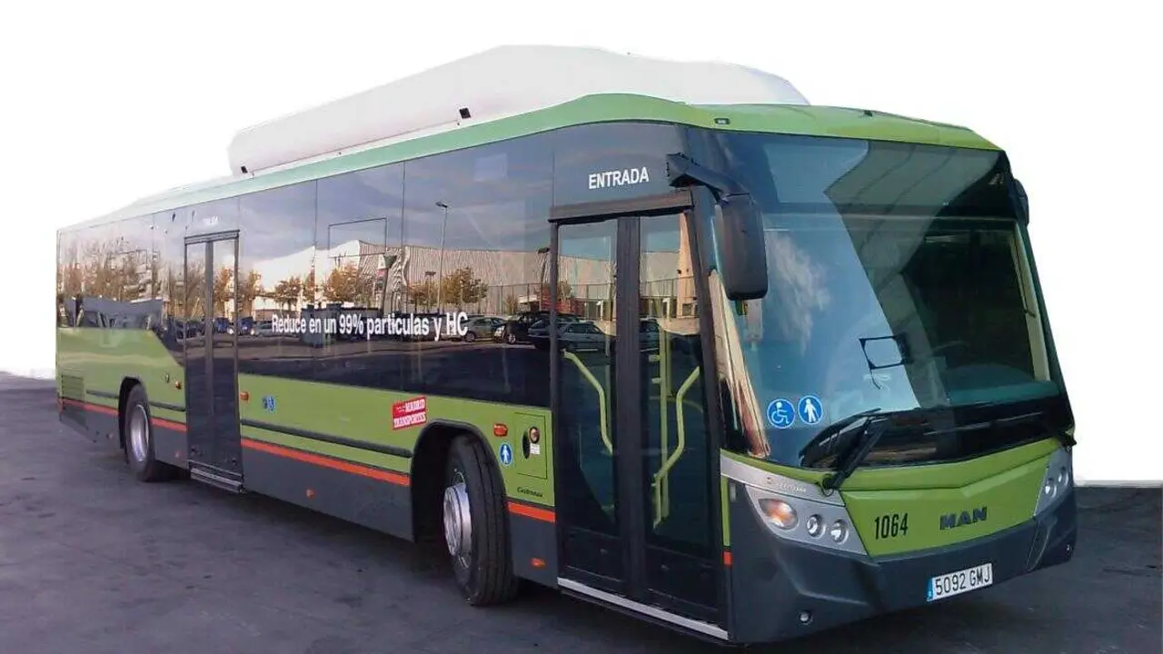 Autobuses interurbanos. Imagen de la Comunidad de Madrid.