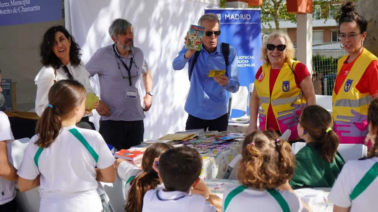 La Feria del Libro de Chamart&iacute;n en ediciones anteriores. Imagen del consistorio.