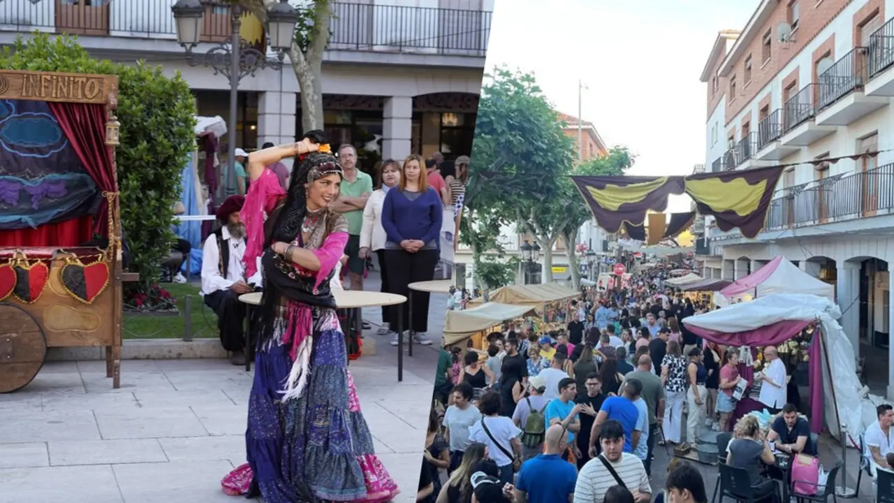 Mercado goyesco de Torrej&oacute;n de Ardoz. Im&aacute;genes del consistorio.