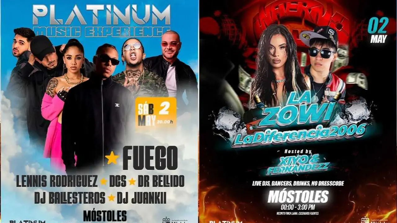 Cartel del M&oacute;stoles Platinum Urban.