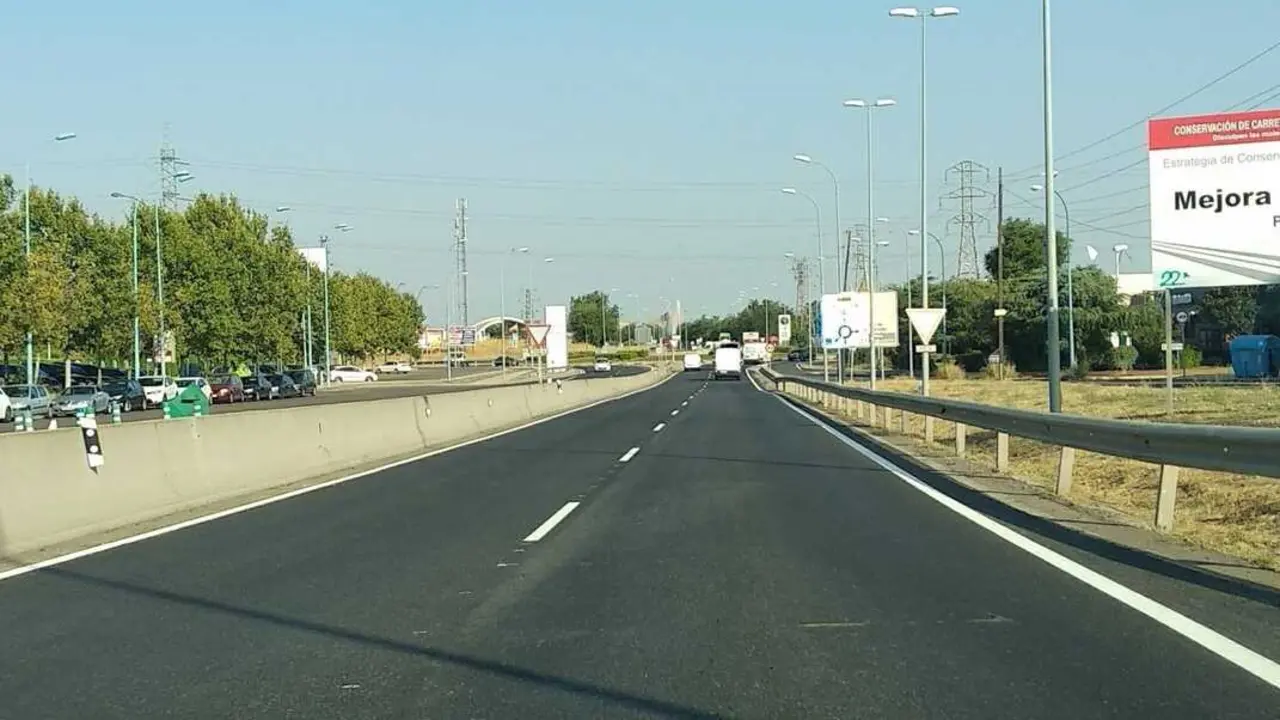 Carretera M-406. Imagen de archivo.