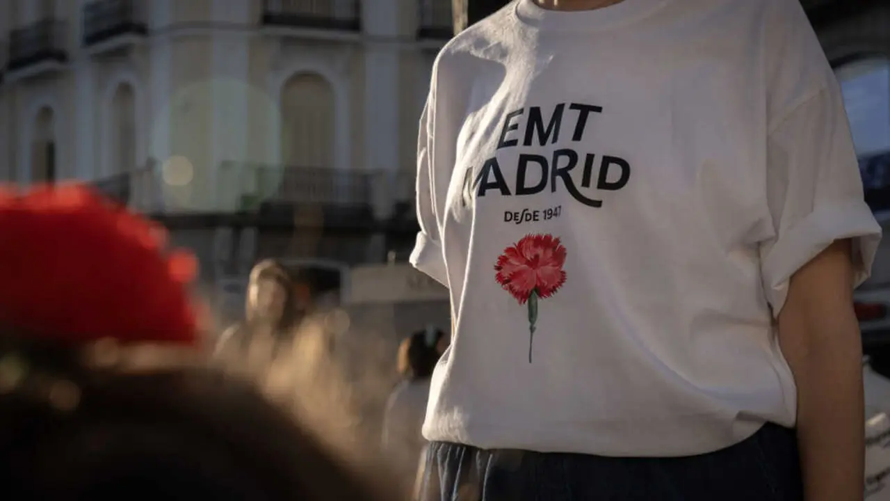 Camiseta de San Isidro. Imagen de EMT Madrid.