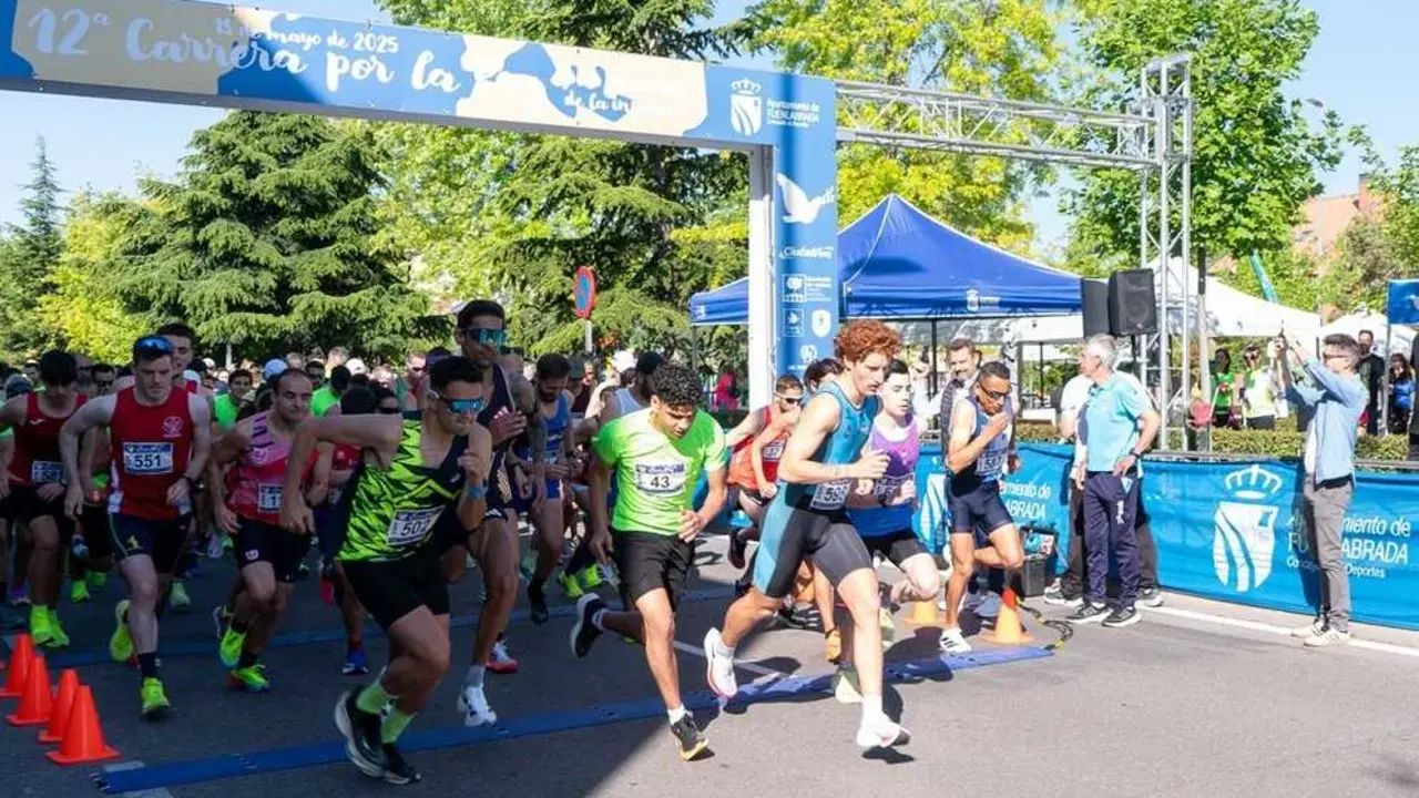 Edici&oacute;n anterior de la Carrera por la Paz. Imagen del Ayuntamiento de Fuenlabrada.