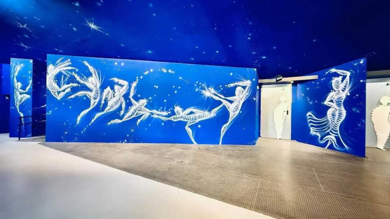 Imagen del mural creado por el artista urbano SUSO33. Foto de &copy;SUSO33 cedida por el Ayuntamiento de Madrid.