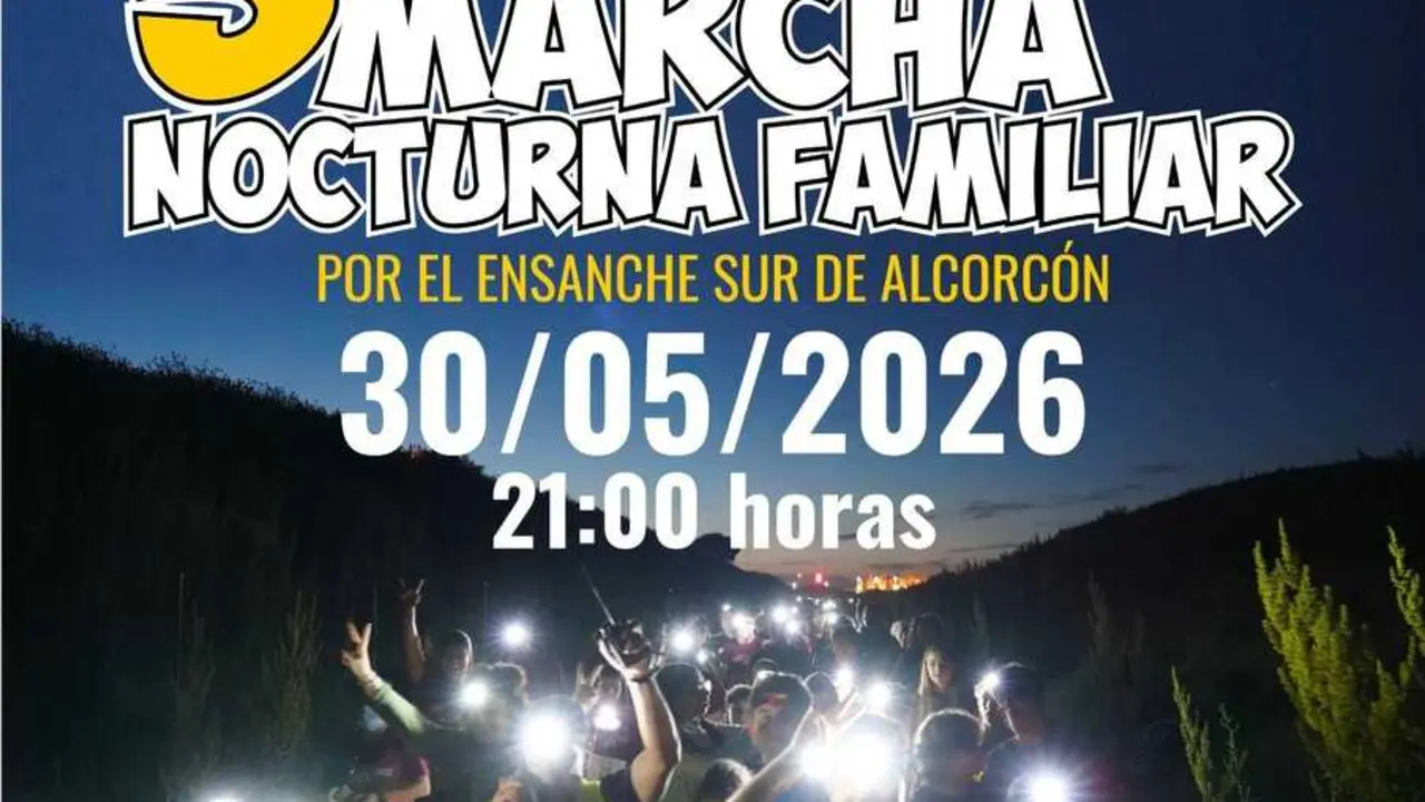 V Marcha Nocturna Familiar del Ensanche Sur de Alcorc&oacute;n.