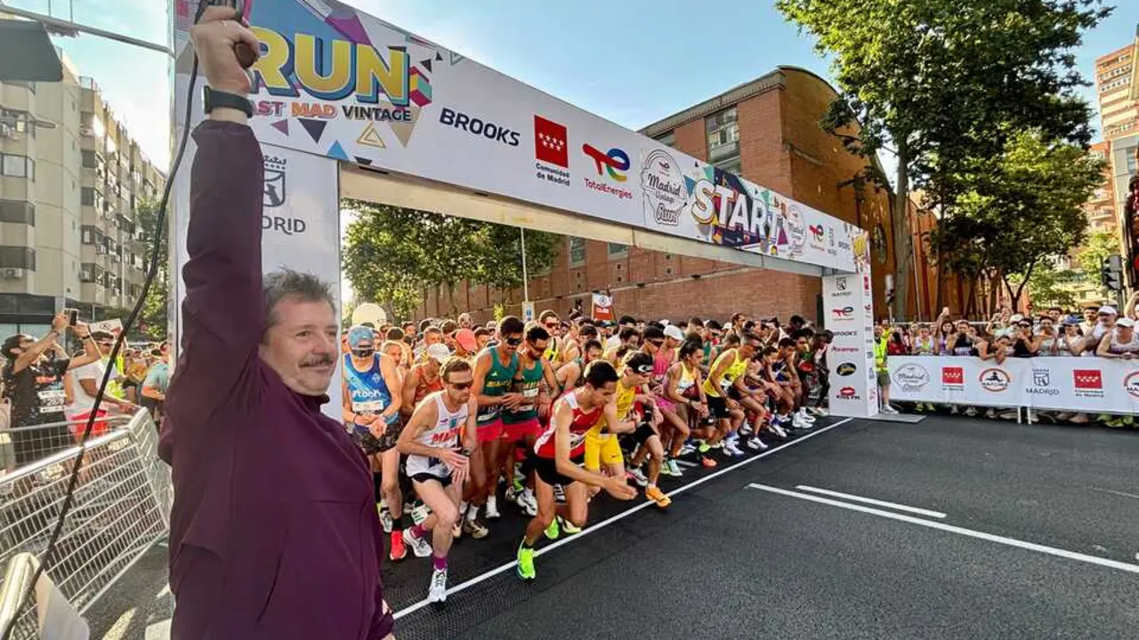 Comienzo de la Madrid Vintage Run 2026. Imagen de la Comunidad de Madrid.