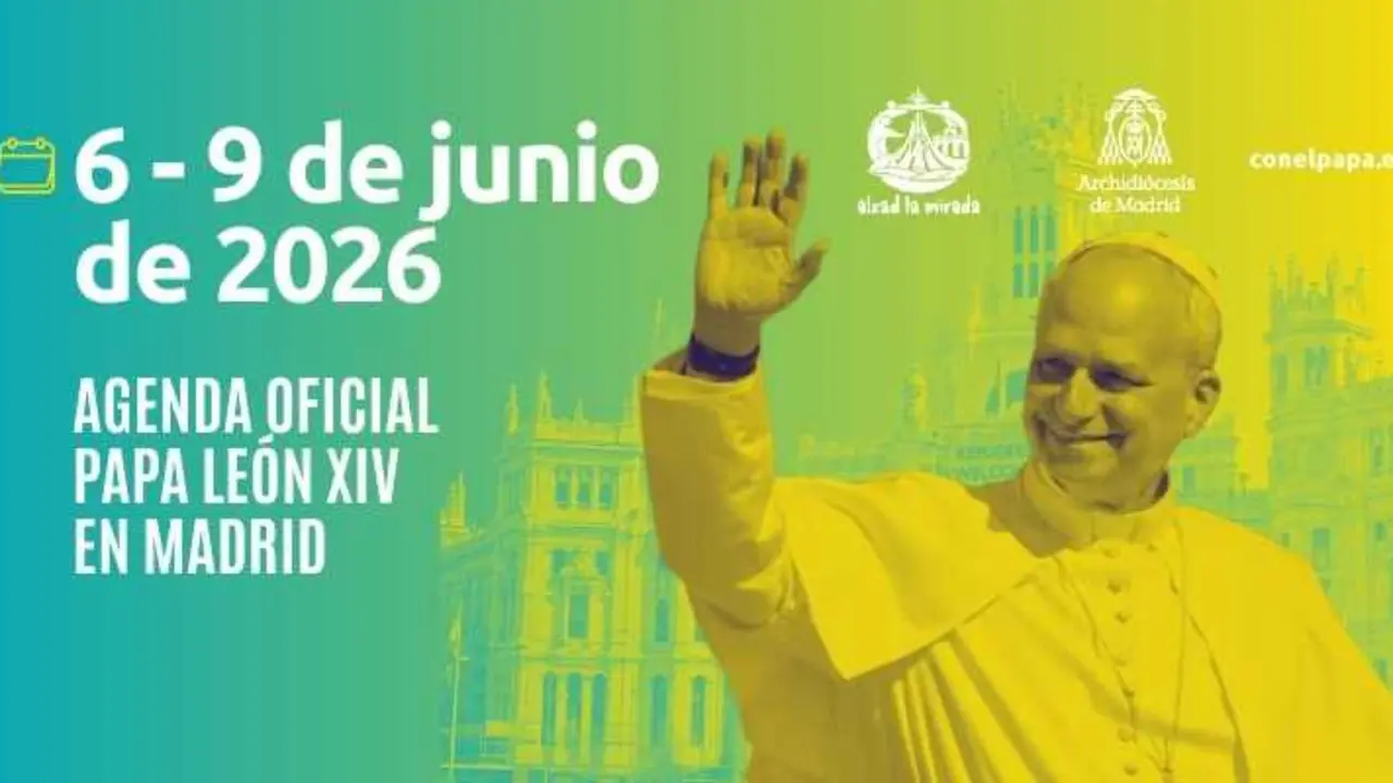 Visita del Papa a Madrid. Imagen de la web de la Archidi&oacute;cesis de Madrid.