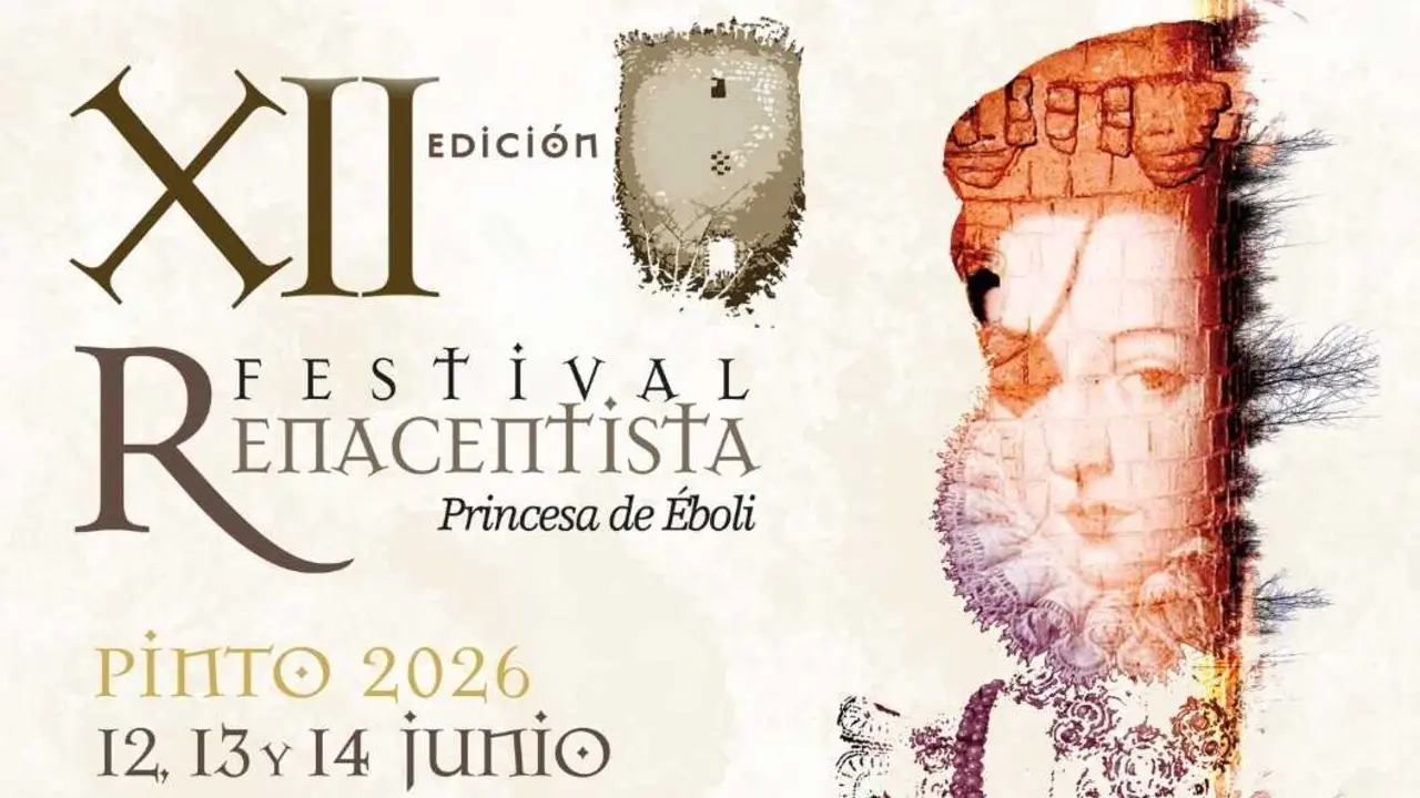 Cartel del Festival Renacentista Princesa de &Eacute;boli de Pinto.