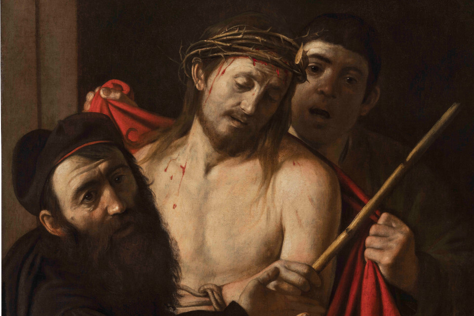 Detalle de Ecce Homo (después de la restauración). Michelangelo Merisi (conocido como Caravaggio). 1605-09. Imagen cortesía de colección privada