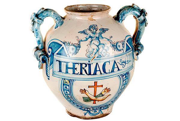 Orza triaca. Museo de la Farmacia Hispana. Universidad Complutense de Madrid