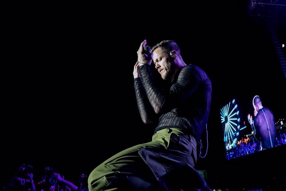 Imagen de un concierto de Imagin Dragons