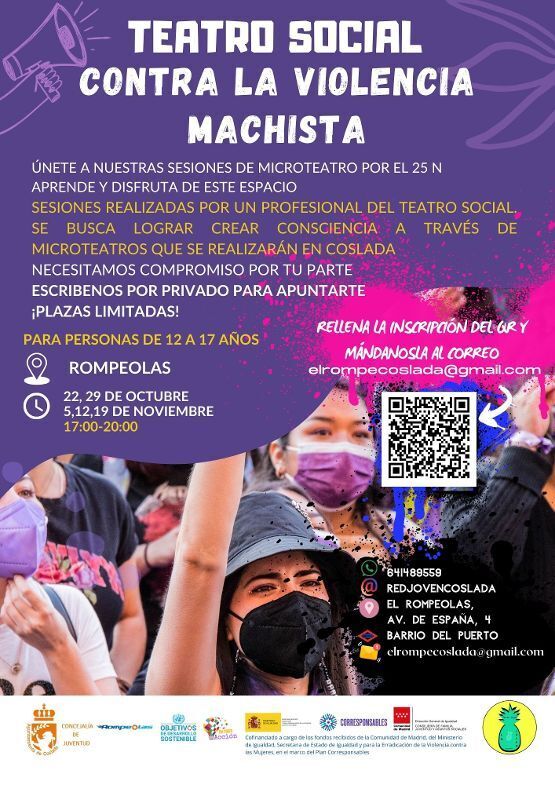 Cartel teatro Social de Coslada.